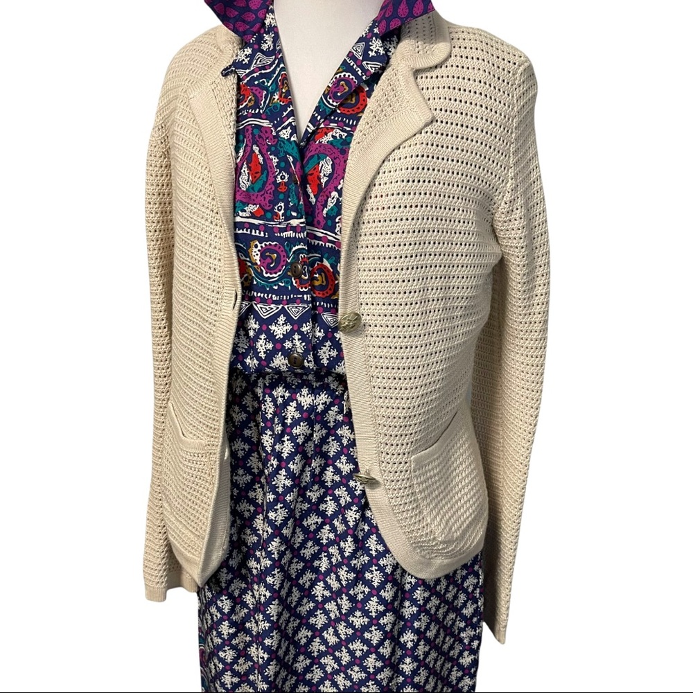 Vintage Laura & Jayne Collection Bright Boho Print Casual Skirt Set Size M - Picture 3 of 11